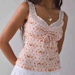 Lace tank top